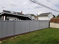 <b>Ash Gray Vinyl Privacy Fence</b>